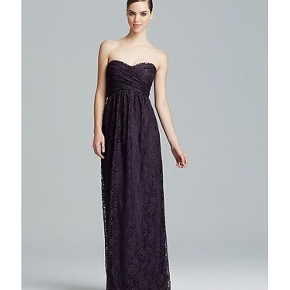 eggplant formal dress